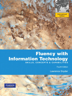 Cover of the book Fluency with information technology (4th ed )