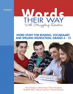 Couverture de l’ouvrage Words Their Way with Struggling Readers