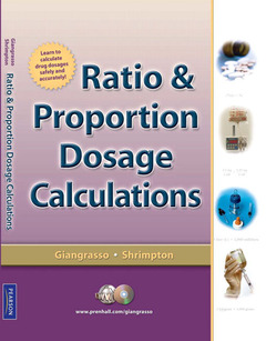 Couverture de l’ouvrage Ratio-proportion dosage calculations (1st ed )