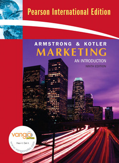 Cover of the book Marketing, an introduction (Pearson Int.Ed.)