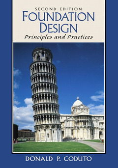 Couverture de l’ouvrage Foundation design (2° ed )