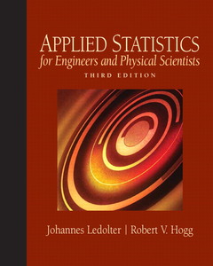 Couverture de l’ouvrage Applied statistics for engineers and physical scientists (3rd ed )