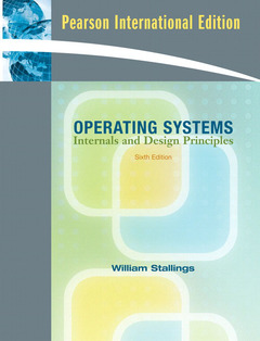 Couverture de l’ouvrage Operating systems: Internals & design principles 