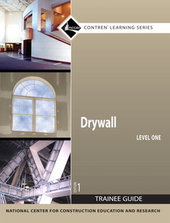 Couverture de l’ouvrage Drywall Trainee Guide, Level 1
