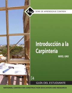 Couverture de l’ouvrage Carpentry fundamentals, level 1 in spanish, tg pb
