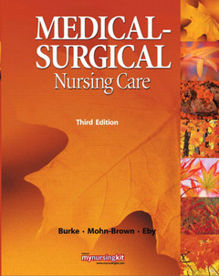 Couverture de l’ouvrage Medical surgical nursing care (3rd ed )