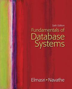 Couverture de l’ouvrage Fundamentals of database systems (6th ed )
