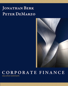 Couverture de l’ouvrage Corporate finance (2nd ed )