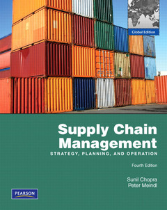 Couverture de l’ouvrage Supply chain management