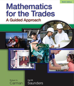 Cover of the book Mathematics for the trades (9th ed )