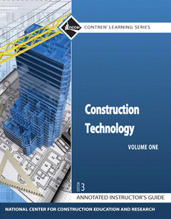 Cover of the book Construction technology annotated instructor's guide, paperback (3rd ed )