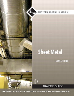 Couverture de l’ouvrage Sheet Metal Trainee Guide, Level 3