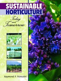 Couverture de l’ouvrage Sustainable Horticulture : Today and Tomorrow