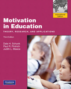 Cover of the book Motivation in education