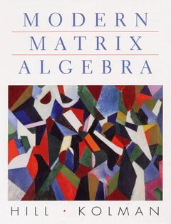 Cover of the book Modern matrix algebra