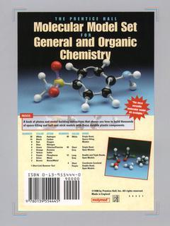 Cover of the book Prentice hall molecular model set for general and organic chemistry