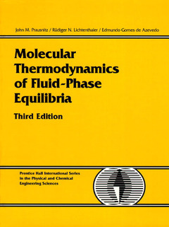 Couverture de l’ouvrage Molecular Thermodynamics of Fluid-Phase Equilibria