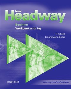 Couverture de l’ouvrage NEW HEADWAY BEGINNER: WORKBOOK WITH KEY