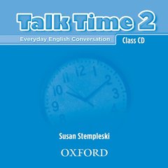 Couverture de l’ouvrage Talk time 2: class cds (2) (cd-rom)