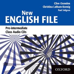 Couverture de l’ouvrage NEW ENGLISH FILE PRE-INTERMEDIATE: CLASS AUDIO CDS (3)