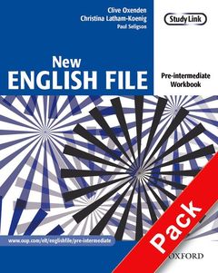 Couverture de l’ouvrage New English File Pre-Intermediate: Workbook with Answer Booklet and Multirom Pack