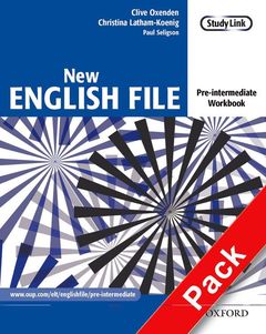 Cover of the book NEW ENGLISH FILE PRE-INTERMEDIATE: WORKBOOK AND MULTIROM PACK