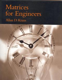 Cover of the book Matrices for engineers