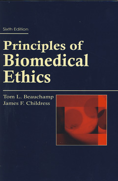 Couverture de l’ouvrage Principles of biomedical ethics 