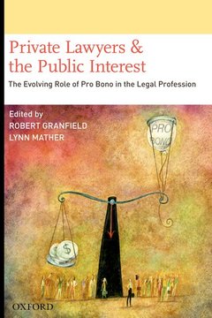 Couverture de l’ouvrage Private Lawyers and the Public Interest