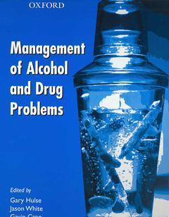 Couverture de l’ouvrage Management of alcohol and drug problems