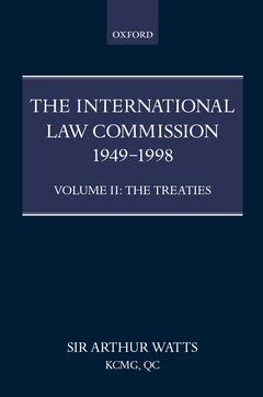 Cover of the book The International Law Commission 1949-1998: Volume Two: The Treaties part ii