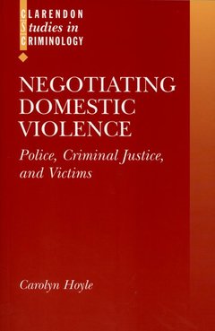 Couverture de l’ouvrage Negotiating Domestic Violence