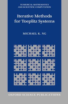 Couverture de l’ouvrage Iterative Methods for Toeplitz Systems