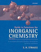 Couverture de l’ouvrage Guide to solutions for Inorganic chemistry 3rd edition by Shriver & Atkins 3rd ed 2000
