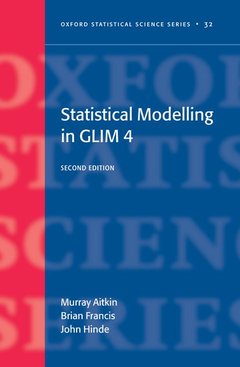 Couverture de l’ouvrage Statistical modelling in GLIM4