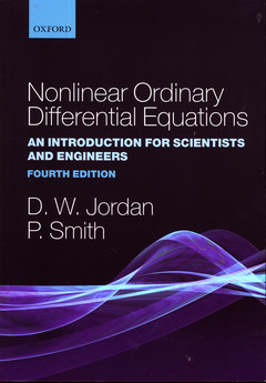 Couverture de l’ouvrage Nonlinear Ordinary Differential Equations