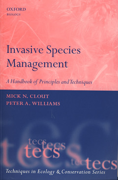 Couverture de l’ouvrage Invasive Species Management