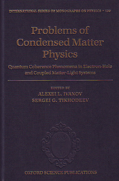 Couverture de l’ouvrage Problems of Condensed Matter Physics