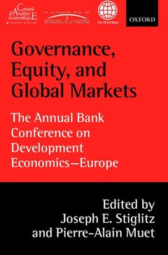 Couverture de l’ouvrage Governance, Equity, and Global Markets