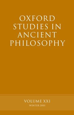 Couverture de l’ouvrage Oxford Studies in Ancient Philosophy Volume XXI