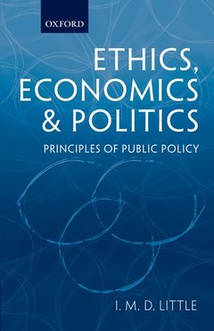 Couverture de l’ouvrage Ethics, Economics, and Politics