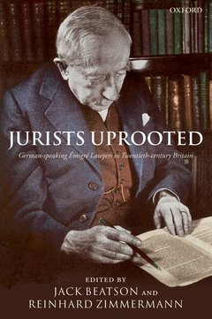 Couverture de l’ouvrage Jurists Uprooted