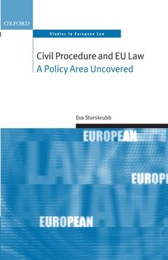 Couverture de l’ouvrage Civil Procedure and EU Law