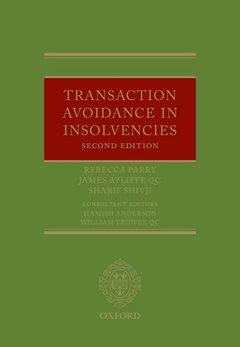 Couverture de l’ouvrage Transaction avoidance in insolvencies