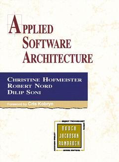 Couverture de l’ouvrage Applied software architecture