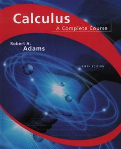 Couverture de l’ouvrage Calculus (5° ed )