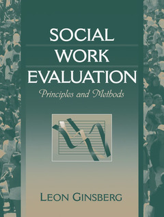 Couverture de l’ouvrage Social work evaluation