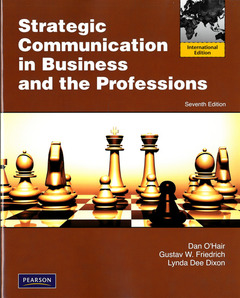 Cover of the book Strategic communication in business and the professions (7th ed )