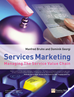 Cover of the book Services marketing, managing the service value chain