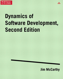 Couverture de l’ouvrage Dynamics of software development